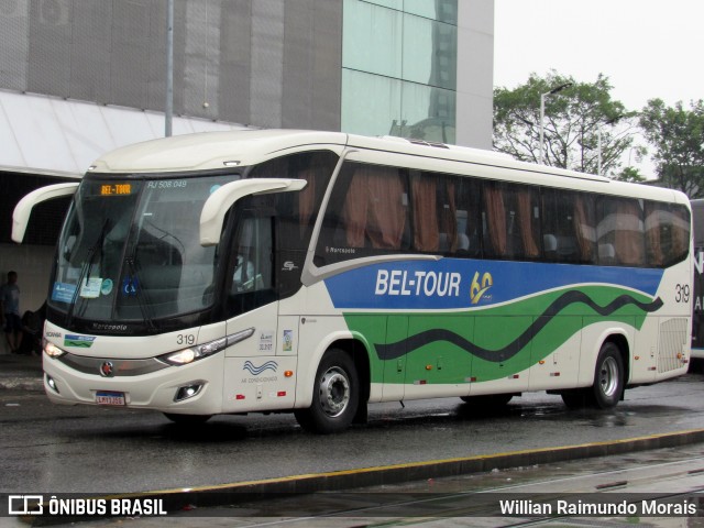 Bel-Tour Transportes e Turismo 319 na cidade de Rio de Janeiro, Rio de Janeiro, Brasil, por Willian Raimundo Morais. ID da foto: 11824440.