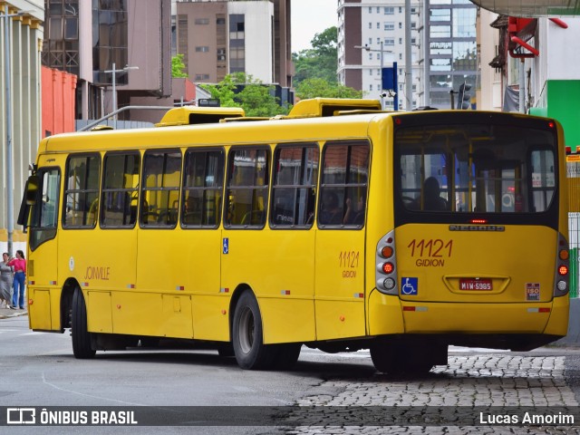 Gidion Transporte e Turismo 11121 na cidade de Joinville, Santa Catarina, Brasil, por Lucas Amorim. ID da foto: 11826416.