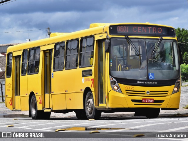Gidion Transporte e Turismo 11121 na cidade de Joinville, Santa Catarina, Brasil, por Lucas Amorim. ID da foto: 11826413.
