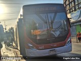 Buses Omega 6046 na cidade de Puente Alto, Cordillera, Metropolitana de Santiago, Chile, por Rogelio Labra Silva. ID da foto: :id.