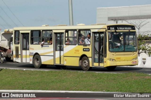 Metropolitana Transportes e Serviços 11992 na cidade de Vitória, Espírito Santo, Brasil, por Eliziar Maciel Soares. ID da foto: 11828769.