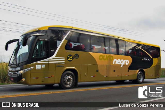 Ouro Negro Transportes e Turismo 3900 na cidade de Campos dos Goytacazes, Rio de Janeiro, Brasil, por Lucas de Souza Pereira. ID da foto: 11828167.
