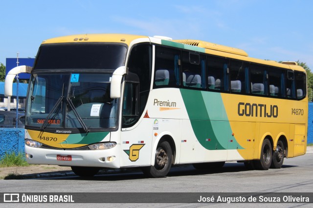 Empresa Gontijo de Transportes 14870 na cidade de São Paulo, São Paulo, Brasil, por José Augusto de Souza Oliveira. ID da foto: 11828361.