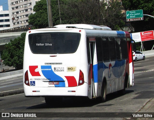 Viação Pavunense B32533 na cidade de Rio de Janeiro, Rio de Janeiro, Brasil, por Valter Silva. ID da foto: 11827049.