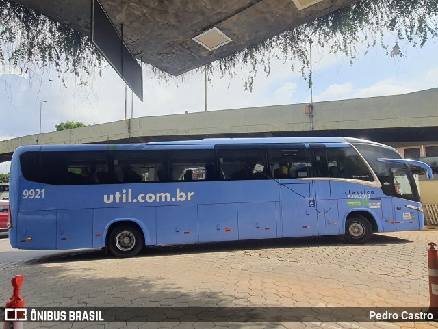 UTIL - União Transporte Interestadual de Luxo 9921 na cidade de Belo Horizonte, Minas Gerais, Brasil, por Pedro Castro. ID da foto: 11830339.