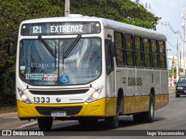 Transportes Guanabara 1333 na cidade de Extremoz, Rio Grande do Norte, Brasil, por Iago Vasconcelos. ID da foto: 11830166.