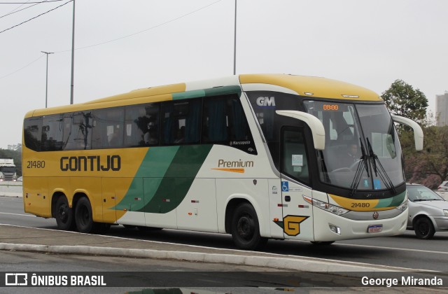 Empresa Gontijo de Transportes 21480 na cidade de São Paulo, São Paulo, Brasil, por George Miranda. ID da foto: 11830483.