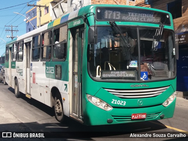 OT Trans - Ótima Salvador Transportes 21023 na cidade de Salvador, Bahia, Brasil, por Alexandre Souza Carvalho. ID da foto: 11830983.