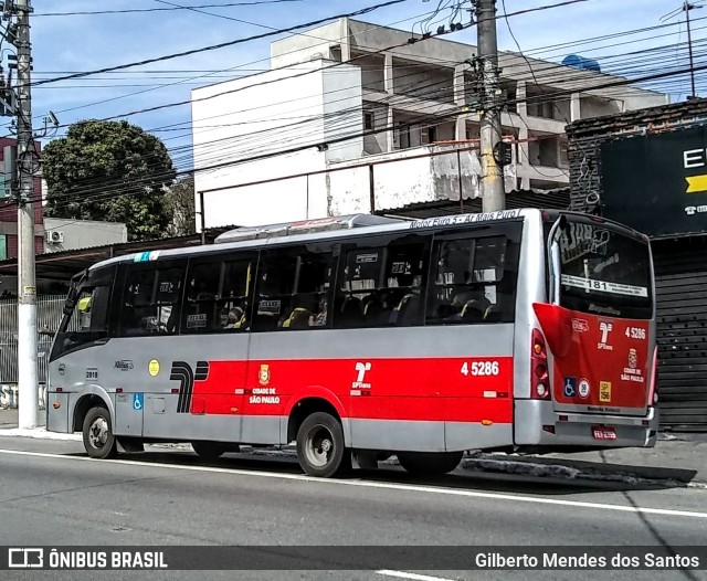 Allibus Transportes 4 5286 na cidade de São Paulo, São Paulo, Brasil, por Gilberto Mendes dos Santos. ID da foto: 11755559.