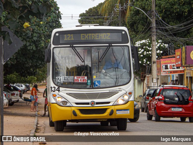 Transportes Guanabara 134 na cidade de Extremoz, Rio Grande do Norte, Brasil, por Iago Marques. ID da foto: 11752181.