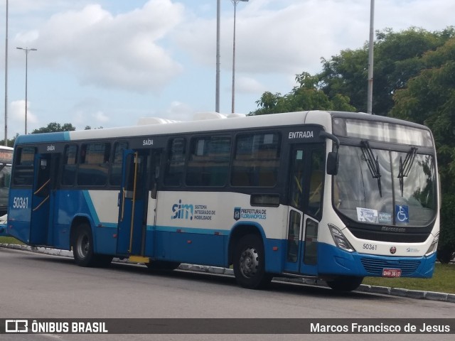 Transol Transportes Coletivos 50361 na cidade de Florianópolis, Santa Catarina, Brasil, por Marcos Francisco de Jesus. ID da foto: 11753066.