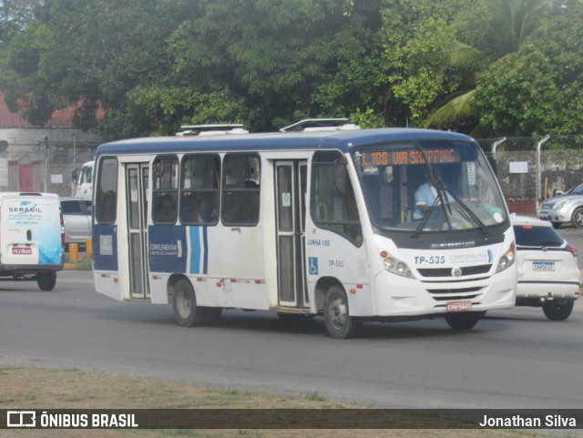 Transporte Complementar de Jaboatão dos Guararapes TP-535 na cidade de Jaboatão dos Guararapes, Pernambuco, Brasil, por Jonathan Silva. ID da foto: 11759592.