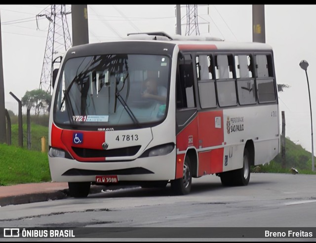 Pêssego Transportes 4 7813 na cidade de São Paulo, São Paulo, Brasil, por Breno Freitas. ID da foto: 11760147.
