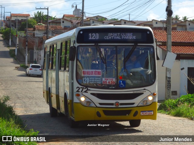 Transportes Guanabara 272 na cidade de Extremoz, Rio Grande do Norte, Brasil, por Junior Mendes. ID da foto: 11763188.