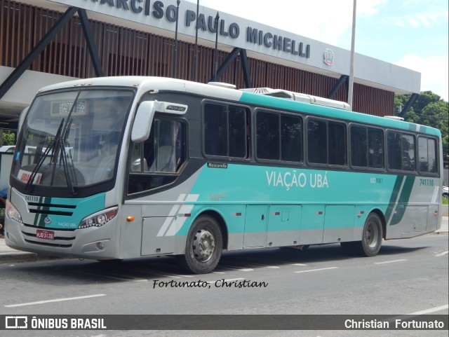 Viação Ubá Transportes 741110 na cidade de Ubá, Minas Gerais, Brasil, por Christian  Fortunato. ID da foto: 11761888.