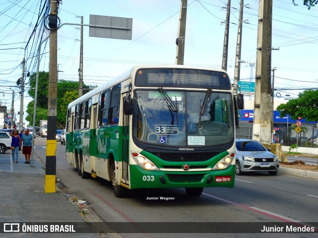 Transportes Cidade do Natal 7 033 na cidade de Natal, Rio Grande do Norte, Brasil, por Junior Mendes. ID da foto: 11763371.