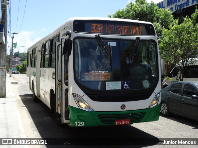 Transportes Cidade do Natal 7 129 na cidade de Natal, Rio Grande do Norte, Brasil, por Junior Mendes. ID da foto: 11763482.