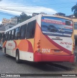 Petro Ita Transportes Coletivos de Passageiros 2074 na cidade de Petrópolis, Rio de Janeiro, Brasil, por Samuel Fernando. ID da foto: :id.