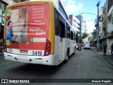 Coletivo Transportes 3419 na cidade de Caruaru, Pernambuco, Brasil, por Marcos Rogerio. ID da foto: :id.