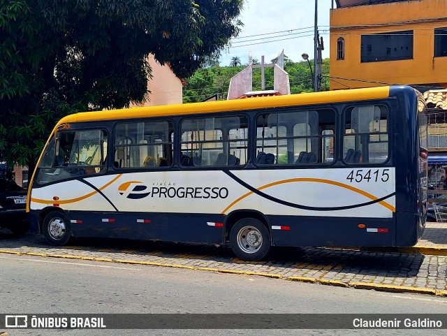Viação Progresso 45415 na cidade de Areal, Rio de Janeiro, Brasil, por Claudenir Galdino. ID da foto: 11766131.