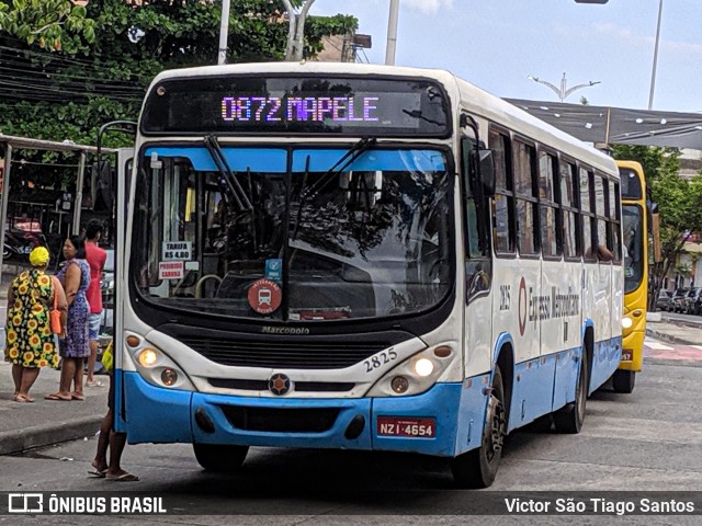 Expresso Metropolitano Transportes 2825 na cidade de Salvador, Bahia, Brasil, por Victor São Tiago Santos. ID da foto: 11765885.