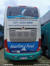 Marlim Azul Turismo 3434 na cidade de Cariacica, Espírito Santo, Brasil, por Abner Meireles Wernersbach. ID da foto: :id.