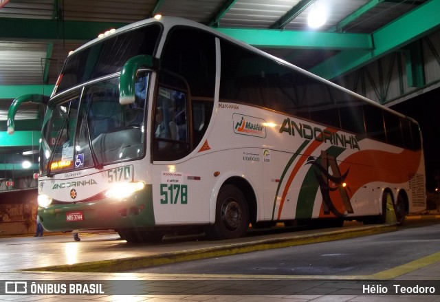 Empresa de Transportes Andorinha 5178 na cidade de Resende, Rio de Janeiro, Brasil, por Hélio  Teodoro. ID da foto: 11832552.