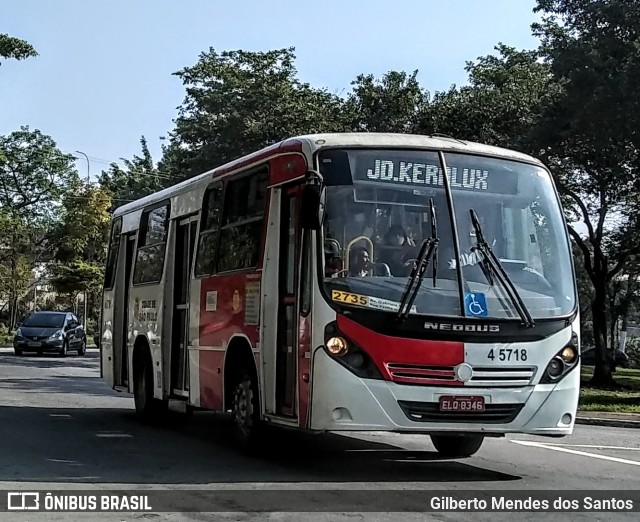 Allibus Transportes 4 5718 na cidade de São Paulo, São Paulo, Brasil, por Gilberto Mendes dos Santos. ID da foto: 11831888.