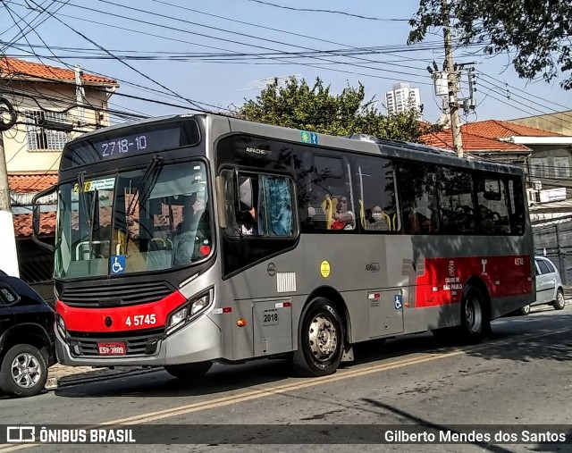 Allibus Transportes 4 5745 na cidade de São Paulo, São Paulo, Brasil, por Gilberto Mendes dos Santos. ID da foto: 11831886.
