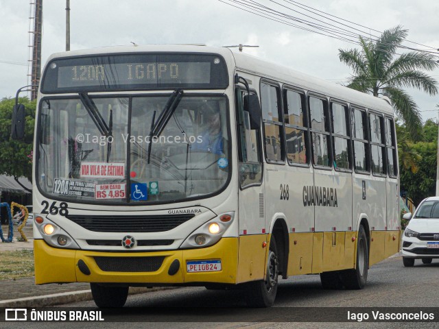 Transportes Guanabara 268 na cidade de Extremoz, Rio Grande do Norte, Brasil, por Iago Vasconcelos. ID da foto: 11832087.