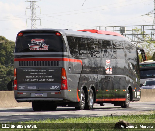 SL Bus - SL Turismo 122504 na cidade de Roseira, São Paulo, Brasil, por Antonio J. Moreira. ID da foto: 11833362.