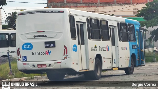 Nova Transporte 22191 na cidade de Vila Velha, Espírito Santo, Brasil, por Sergio Corrêa. ID da foto: 11832751.