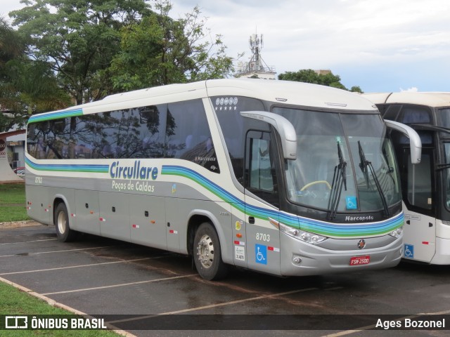 Auto Omnibus Circullare 8703 na cidade de Brasília, Distrito Federal, Brasil, por Ages Bozonel. ID da foto: 11833057.