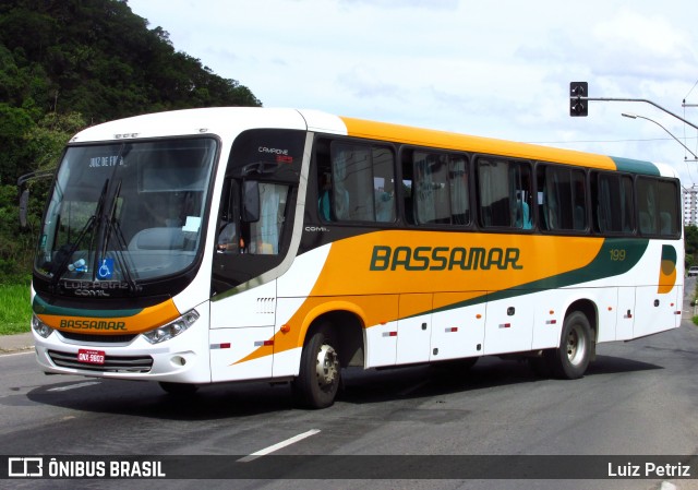 Viação Bassamar 199 na cidade de Juiz de Fora, Minas Gerais, Brasil, por Luiz Petriz. ID da foto: 11855931.