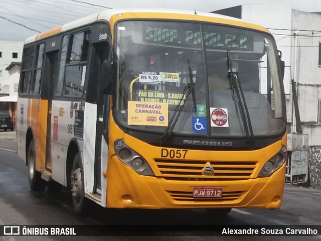 STEC - Subsistema de Transporte Especial Complementar D-057 na cidade de Salvador, Bahia, Brasil, por Alexandre Souza Carvalho. ID da foto: 11856763.