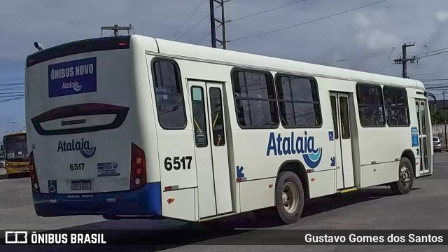 Viação Atalaia Transportes 6517 na cidade de Aracaju, Sergipe, Brasil, por Gustavo Gomes dos Santos. ID da foto: 11856794.