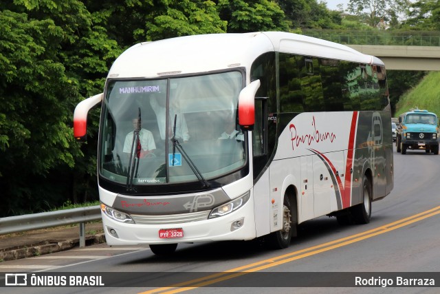 Paraibuna Transportes 22002 na cidade de Leopoldina, Minas Gerais, Brasil, por Rodrigo Barraza. ID da foto: 11856566.