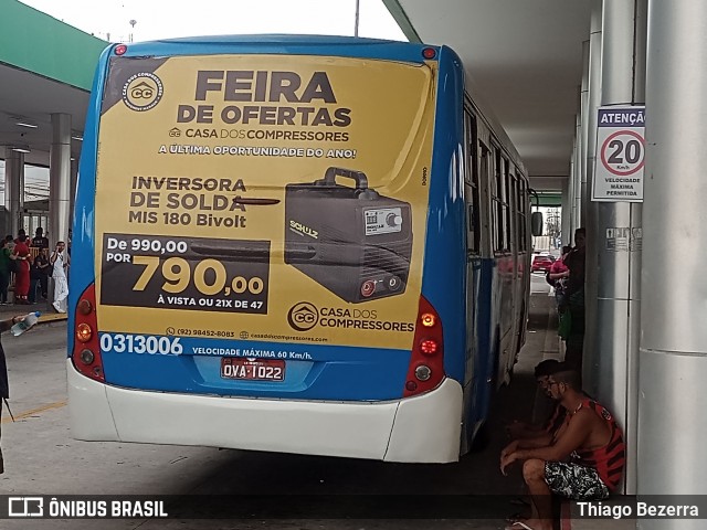 Viação São Pedro 0313006 na cidade de Manaus, Amazonas, Brasil, por Thiago Bezerra. ID da foto: 11858232.