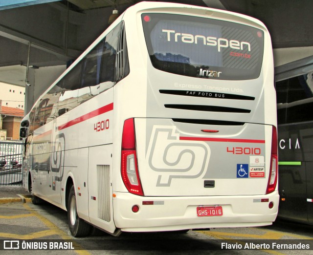 Transpen Transporte Coletivo e Encomendas 43010 na cidade de Sorocaba, São Paulo, Brasil, por Flavio Alberto Fernandes. ID da foto: 11858901.