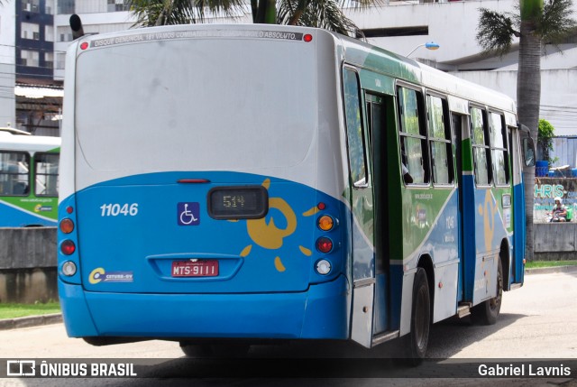 Metropolitana Transportes e Serviços 11046 na cidade de Vila Velha, Espírito Santo, Brasil, por Gabriel Lavnis. ID da foto: 11858056.