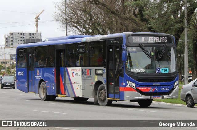 Next Mobilidade - ABC Sistema de Transporte 81.353 na cidade de São Bernardo do Campo, São Paulo, Brasil, por George Miranda. ID da foto: 11860264.