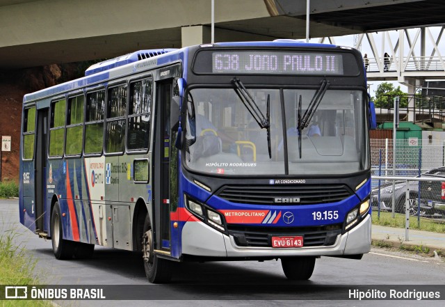 Transportes Capellini 19.155 na cidade de Campinas, São Paulo, Brasil, por Hipólito Rodrigues. ID da foto: 11860433.