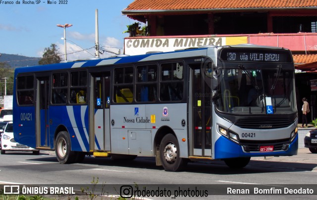 Viação Cidade de Caieiras 00421 na cidade de Franco da Rocha, São Paulo, Brasil, por Renan  Bomfim Deodato. ID da foto: 11862387.