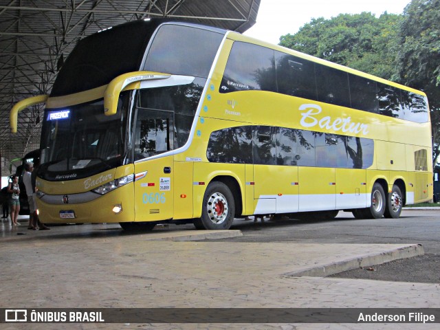 Baetur Transportes e Turismo 0606 na cidade de Varginha, Minas Gerais, Brasil, por Anderson Filipe. ID da foto: 11862162.