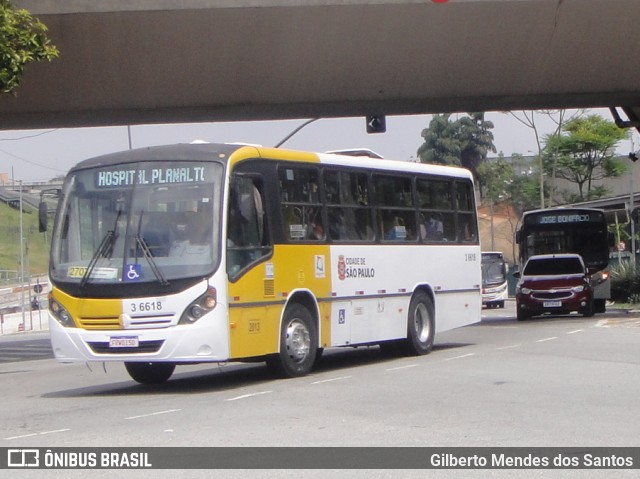 Transunião Transportes 3 6618 na cidade de São Paulo, São Paulo, Brasil, por Gilberto Mendes dos Santos. ID da foto: 11860842.
