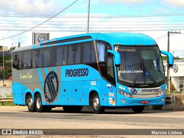 Auto Viação Progresso 6026 na cidade de Caruaru, Pernambuco, Brasil, por Marcos Lisboa. ID da foto: 11861268.