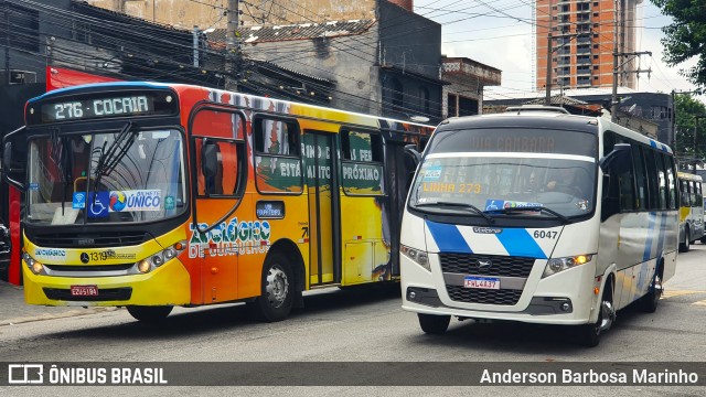 Uni Transportes 6047 na cidade de Guarulhos, São Paulo, Brasil, por Anderson Barbosa Marinho. ID da foto: 11862709.