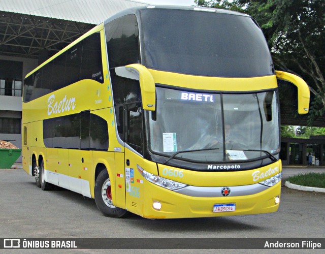 Baetur Transportes e Turismo 0606 na cidade de Varginha, Minas Gerais, Brasil, por Anderson Filipe. ID da foto: 11862164.