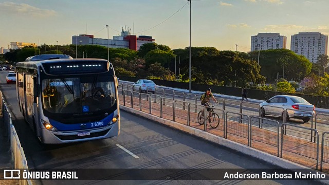 Transcooper > Norte Buss 2 6360 na cidade de São Paulo, São Paulo, Brasil, por Anderson Barbosa Marinho. ID da foto: 11862358.
