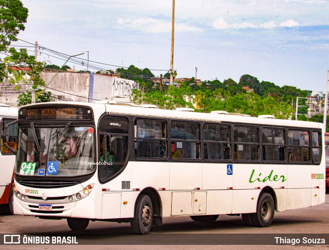 Auto Ônibus Líder 0912055 na cidade de Manaus, Amazonas, Brasil, por Thiago Souza. ID da foto: 11865757.